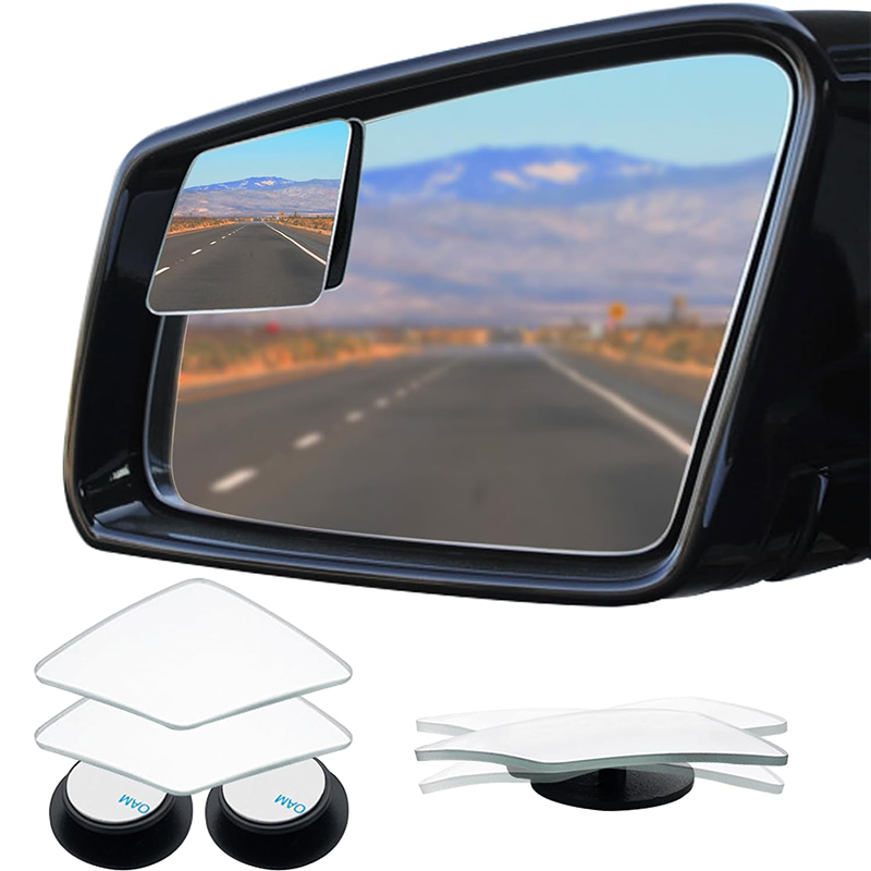 Car Blind Spot Mirror - 자동차 프레임리스 다이아몬드 사각지대 백미러, 360