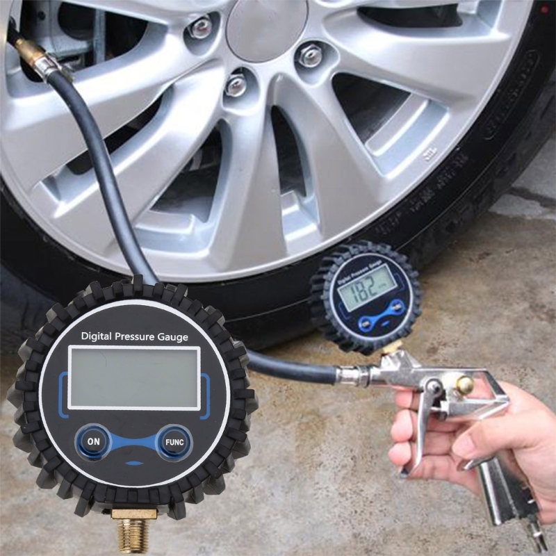 Car Accessories Under 200 - 1/8 NPT 디지털 타이어 압력 게이지