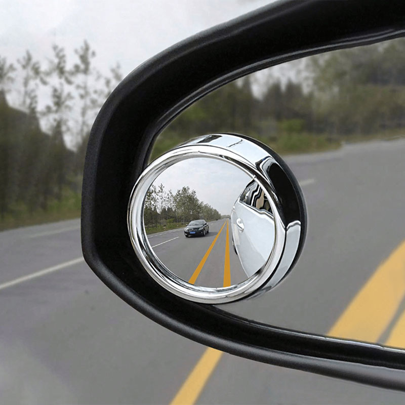 Car Blind Spot Mirror - 2PCS 볼록형 사각지대 거울, 360 °