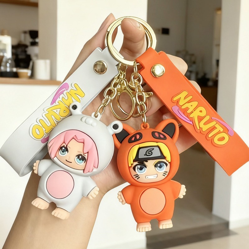 Car Accessories Hanging - 새로운 만화 나루토 Q-버전 키체인 애니메이션