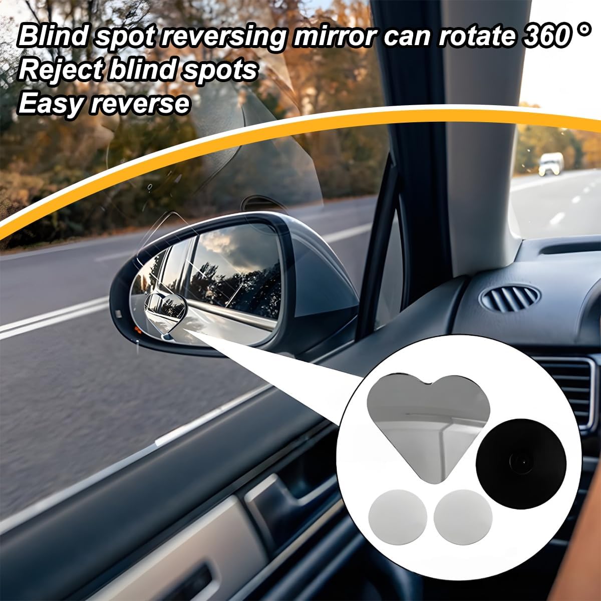 자동차 사각지대 백미러, 안전성 강화, 범용 접착식 사 - Car Blind Spot Mirror 리뷰 및 가격