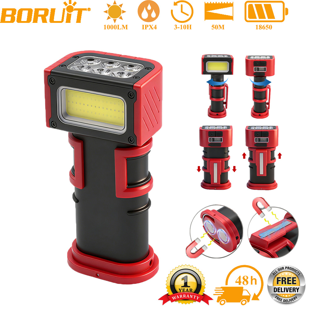 BORUiT COB LED 작업등 1000LM Type - Car Accessories Hanging 리뷰 및 가격