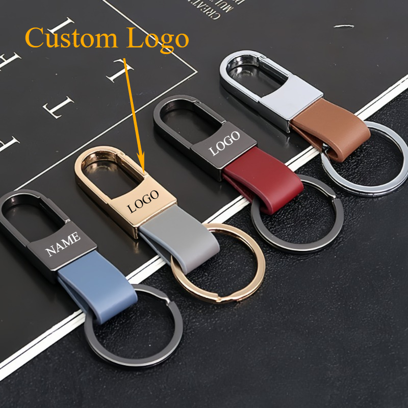 패션 가죽 열쇠 고리 사용자 정의 로고 이름 레이저 새 - Car Accessories Name 리뷰 및 가격