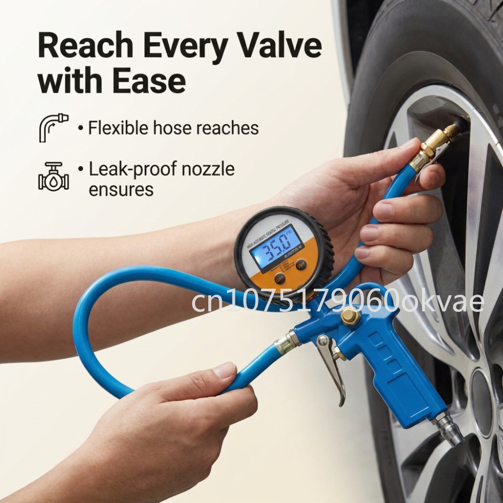압력 게이지가 있는 디지털 타이어 팽창기 0-255 자 - Car Accessories Under 200 리뷰 및 가격
