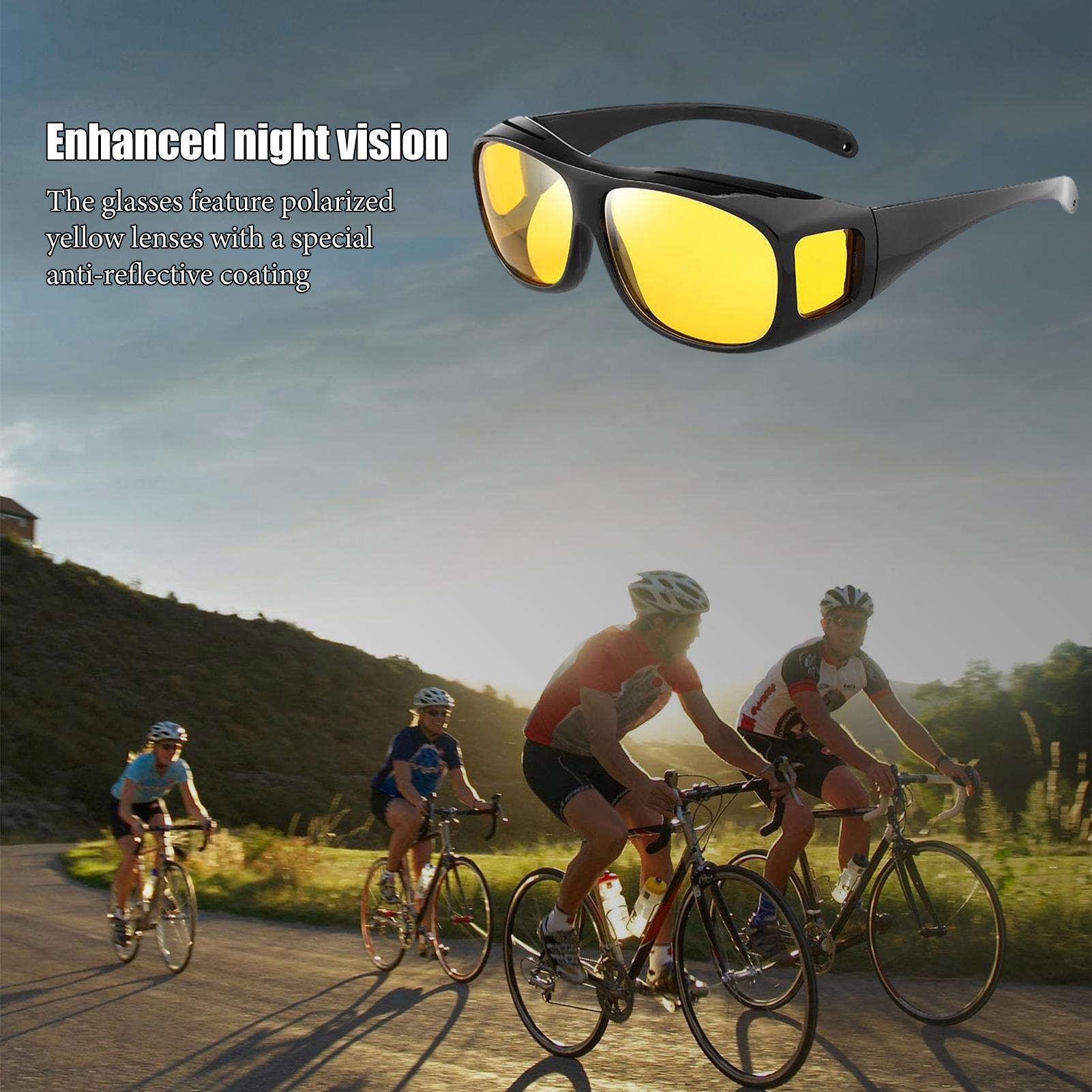 눈부심 방지 야간 운전 고글 패션 선글라스 사이클링 고 - Car Accessories For Night Driving 리뷰 및 가격