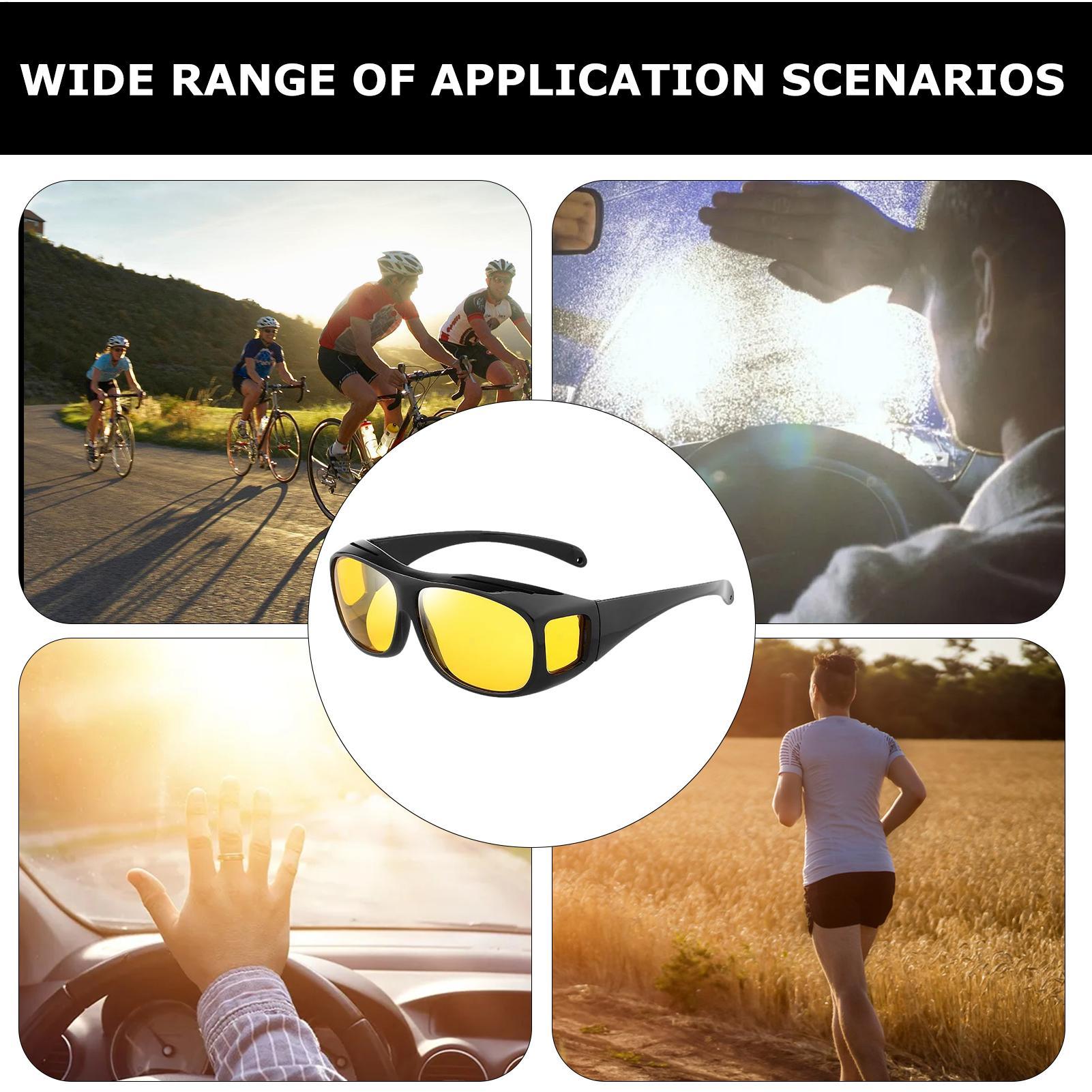 눈부심 방지 야간 운전 고글 패션 선글라스 사이클링 고 - Car Accessories For Night Driving 리뷰 및 가격