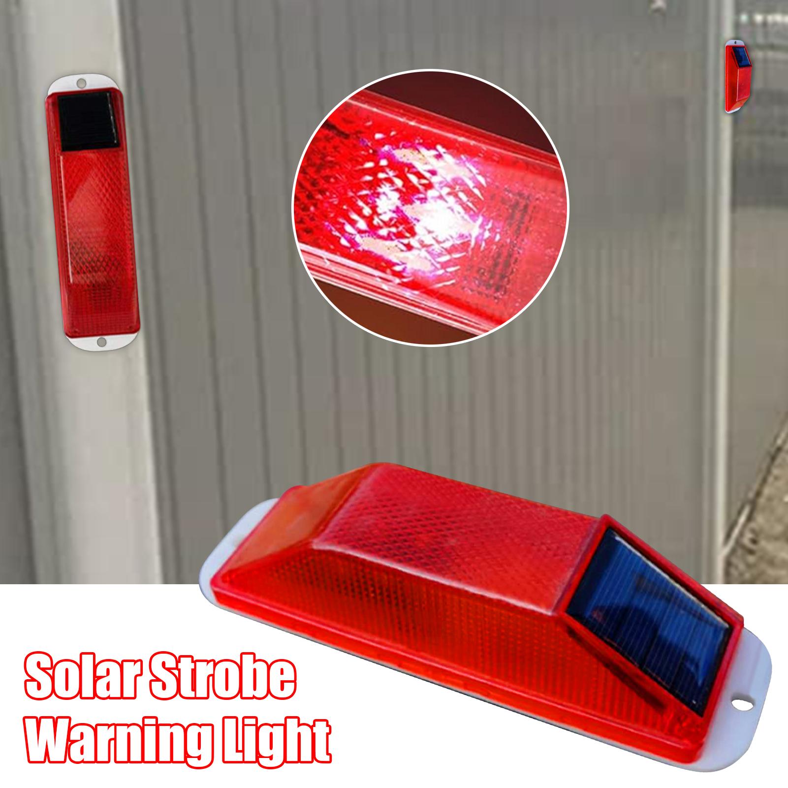 LED 태양광 스트로브 경고등 태양광 야간 운전 교통  - Car Accessories For Night Driving 리뷰 및 가격