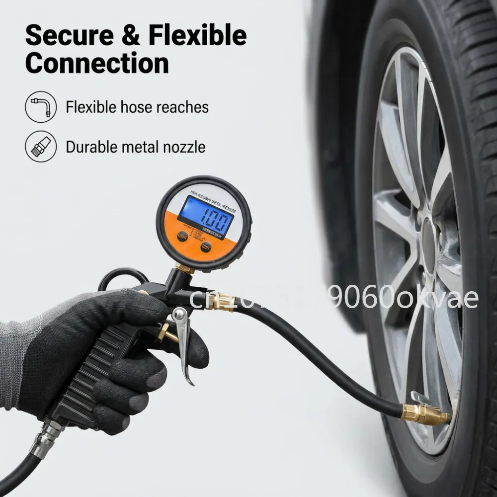 고정밀 디지털 타이어 공기압 측정기 및 공기 주입기,  - Car Accessories Under 200 리뷰 및 가격