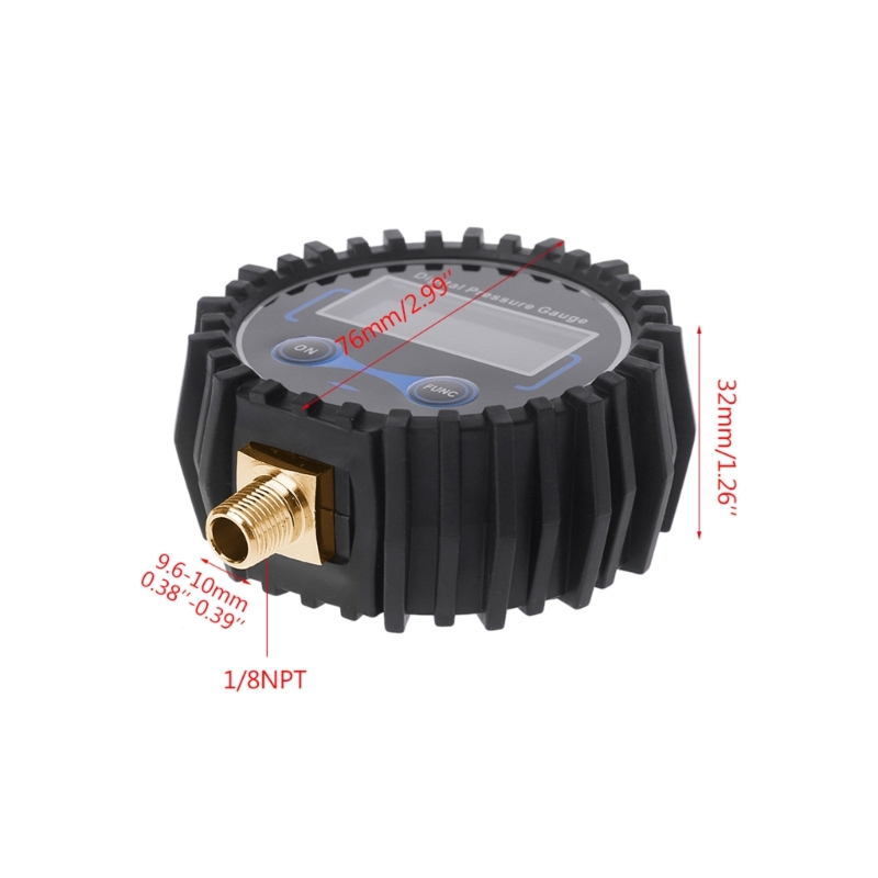 1/8 NPT 디지털 타이어 압력 게이지 자동차 액세서 - Car Accessories Under 200 리뷰 및 가격