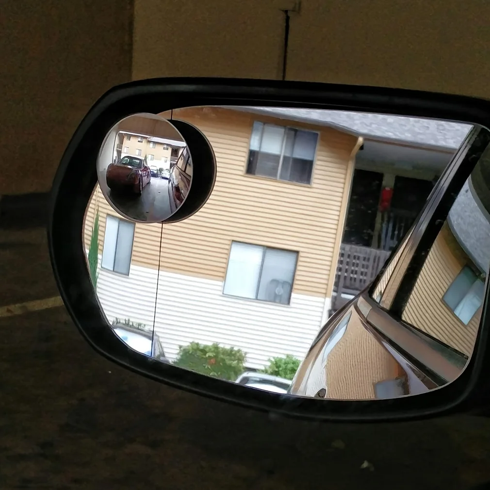 2개입 자동차 백미러 원형 거울 반사형 사각지대 조절  - Car Blind Spot Mirror 리뷰 및 가격