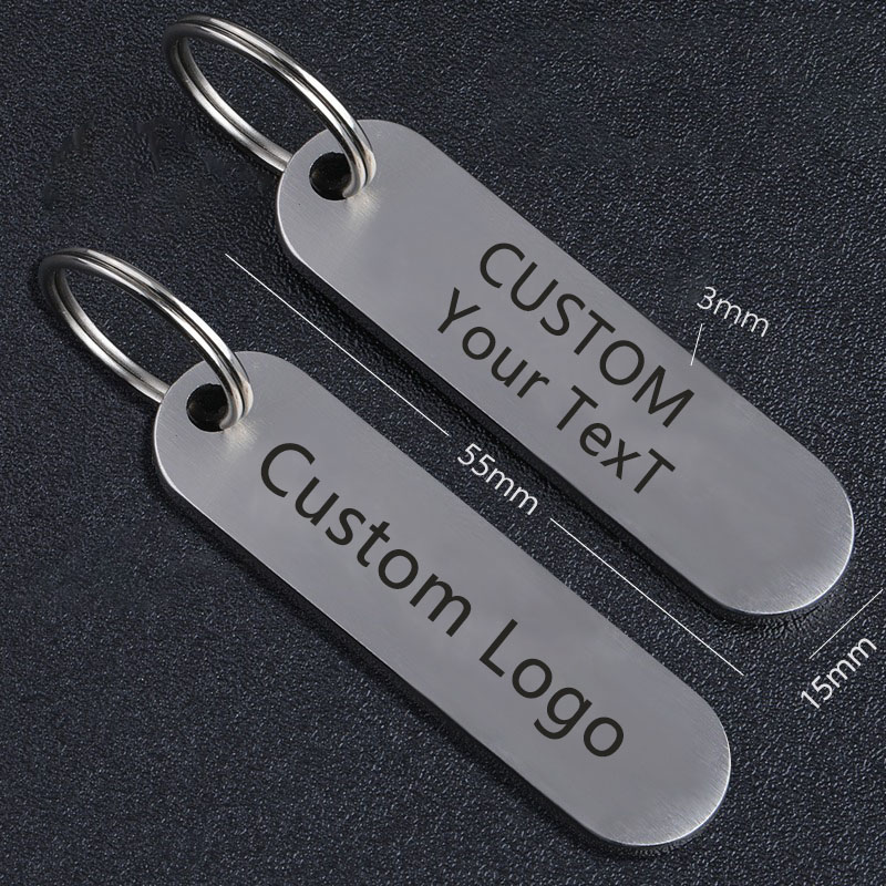 개인화 된 스테인레스 스틸 키 체인 로고 이름/전화 조 - Car Accessories Name 리뷰 및 가격