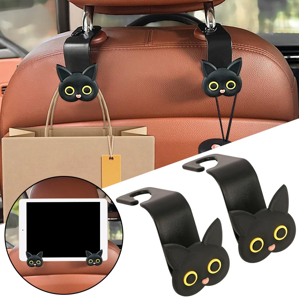 2개입 자동차 걸이형 헤드레스트 클립 후크 귀여운 고양 - Car Accessories Hanging 리뷰 및 가격