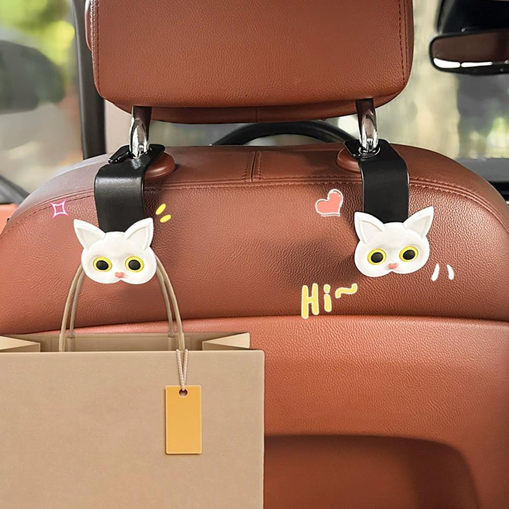 2개입 자동차 걸이형 헤드레스트 클립 후크 귀여운 고양 - Car Accessories Hanging 리뷰 및 가격
