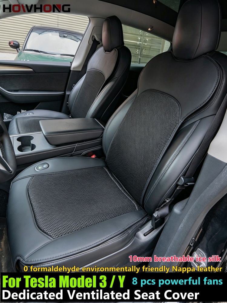 테슬라 모델 3 Y S X 통풍 시트 커버 여름용 시원 - Car Accessories For Winter 리뷰 및 가격