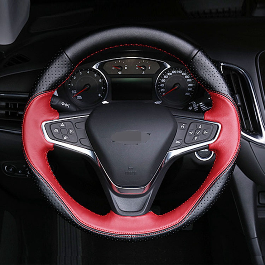 DIY 정품 가죽 자동차 핸들 커버, 쉐보레 익스플로러 - Car Accessories Xl6 리뷰 및 가격
