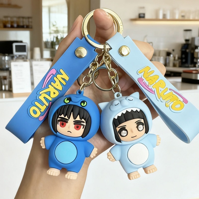 새로운 만화 나루토 Q-버전 키체인 애니메이션 캐릭터  - Car Accessories Hanging 리뷰 및 가격