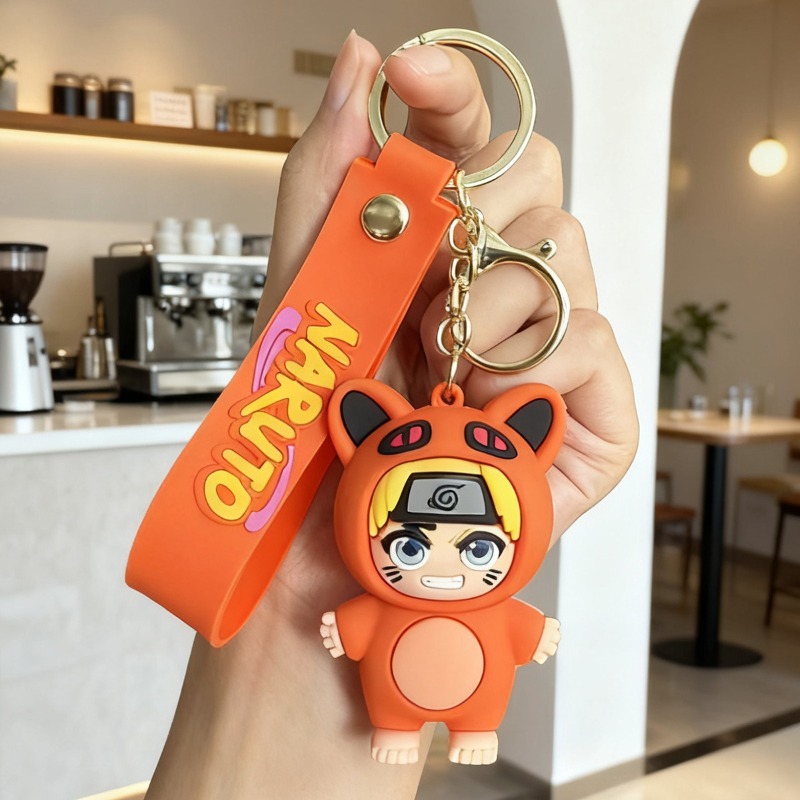 새로운 만화 나루토 Q-버전 키체인 애니메이션 캐릭터  - Car Accessories Hanging 리뷰 및 가격